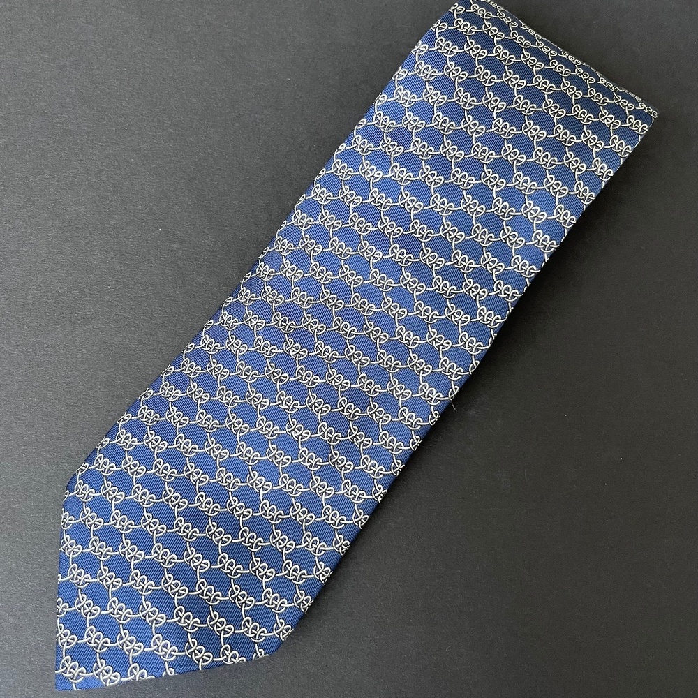 Hermes 100% Silk Tie